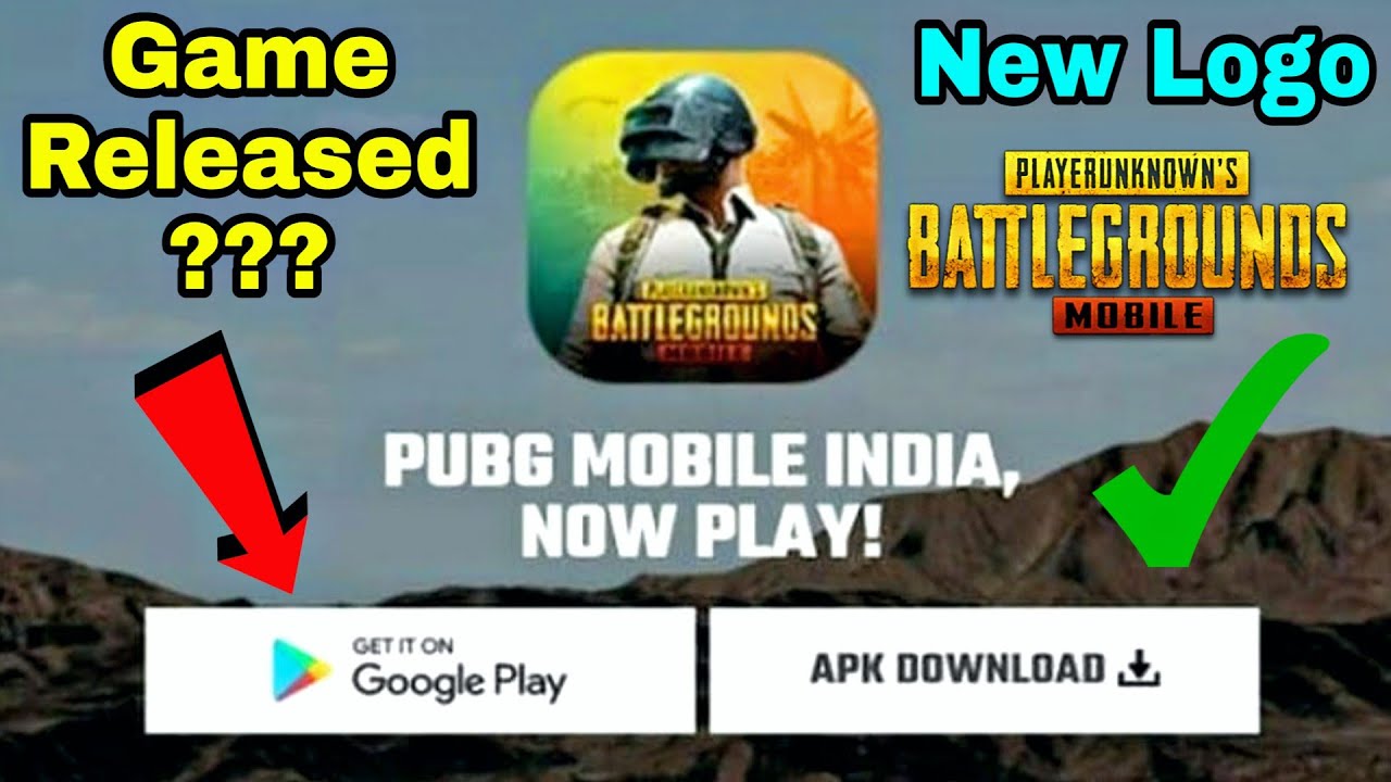 PUBG Mobile India Game Released ? New PUBG Mobile India Logo ! Download Now