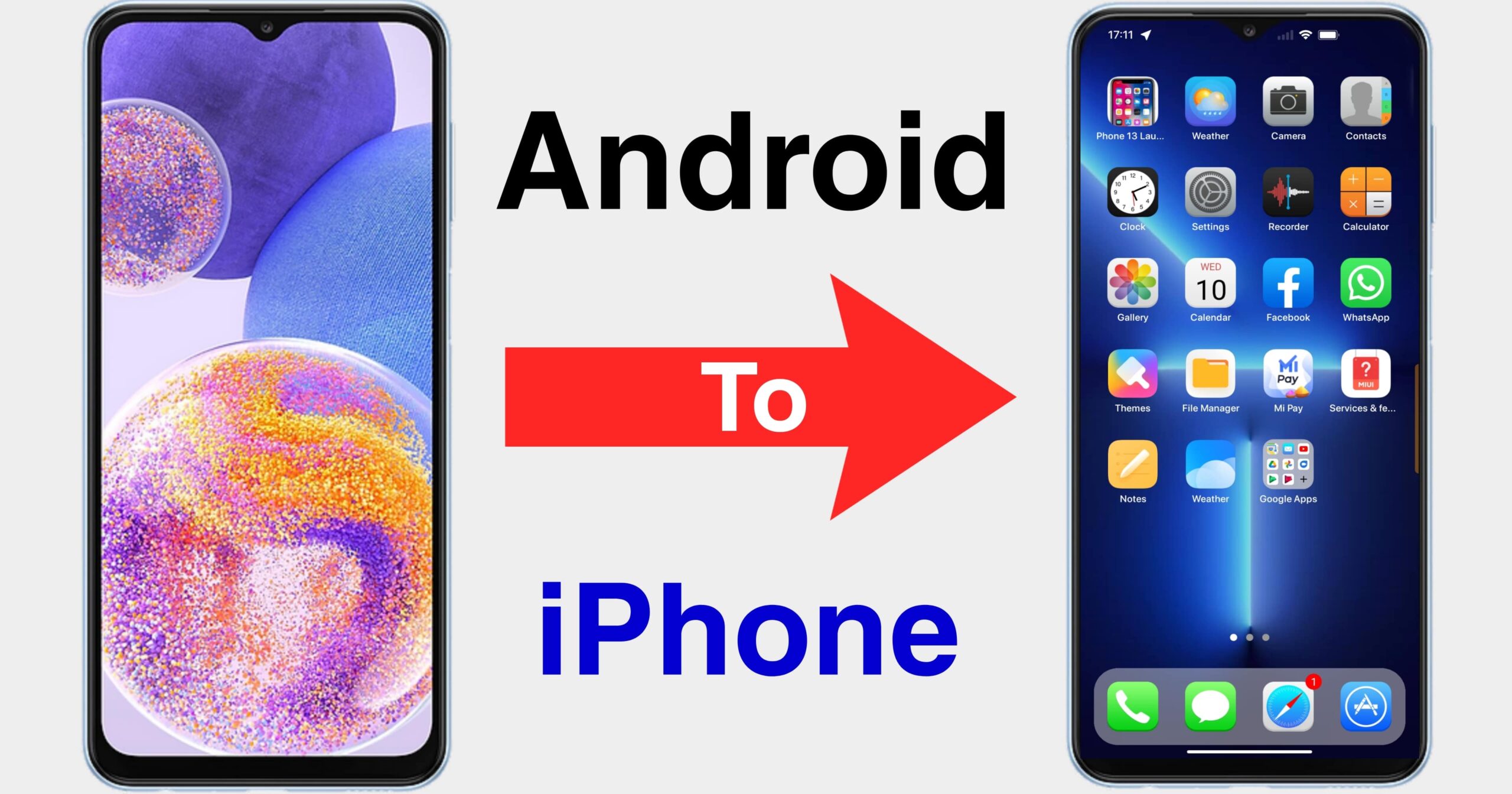 Convert Android Phone to iPhone